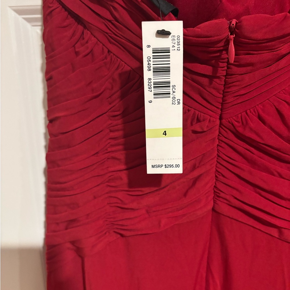 Elegant Red Evening Gown- Laundry by Shelli Segal - NWT - Picture 4 of 6